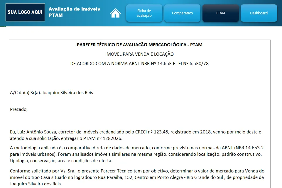 Planilha de avaliação de imóveis PRO (2)